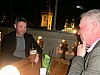 2016-04-22 Hotel U Prince, Prag, takterrassen, Henrik Romanov, Håkan Falk